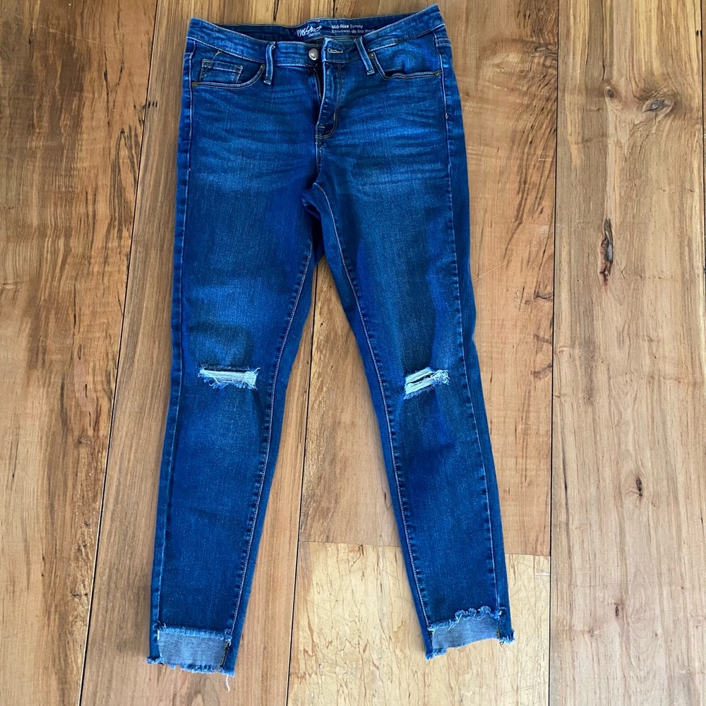 Women’s Mossimo Ankle Split Skinny Jeans